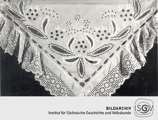 Detail eines Kopftuches