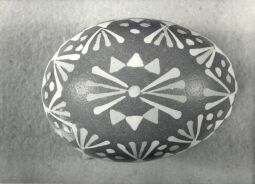 Bild: Osterei in Wachstechnik aus der Umgebung von Schleife