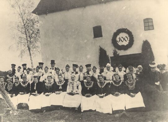 Gruppenbild zur Kirchweihfeier in Tzschelln