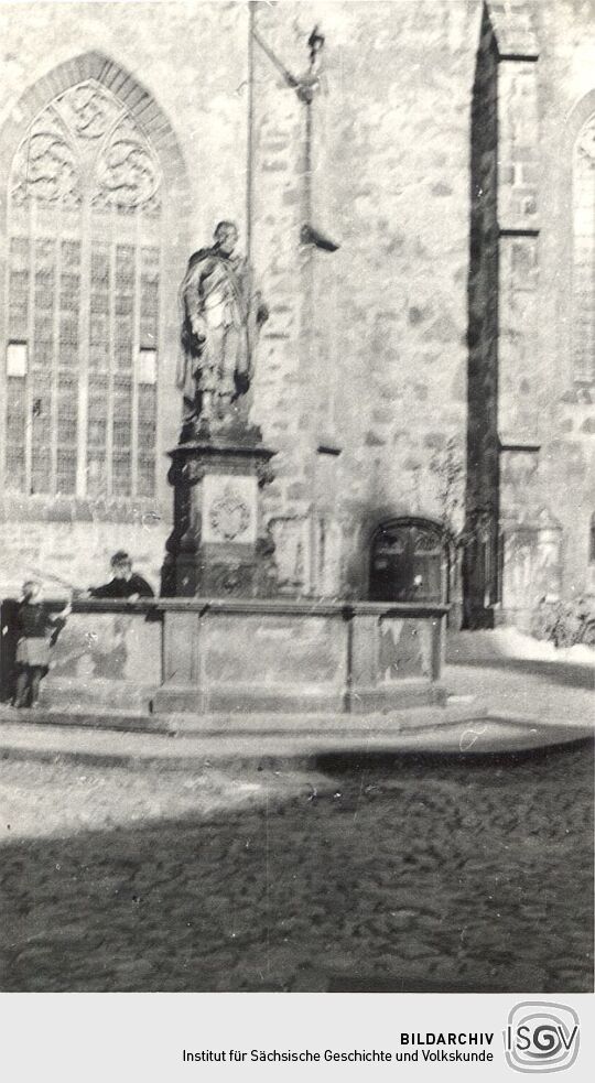 Denkmal Johann Georg I. vor dem Dom in Bautzen