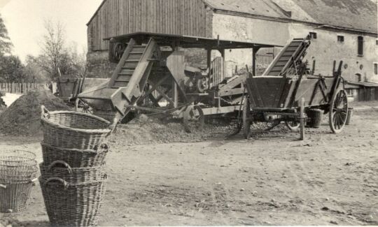 Hof der LPG in Malsitz