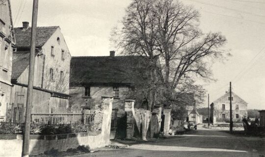 Dorfstraße in Nimschütz