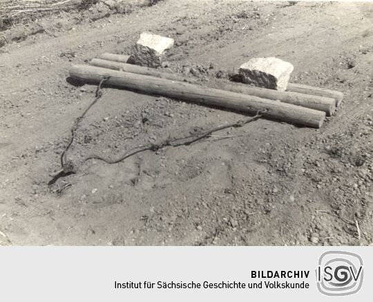 Landwirtschaftliche Arbeiten in Kleingaußig