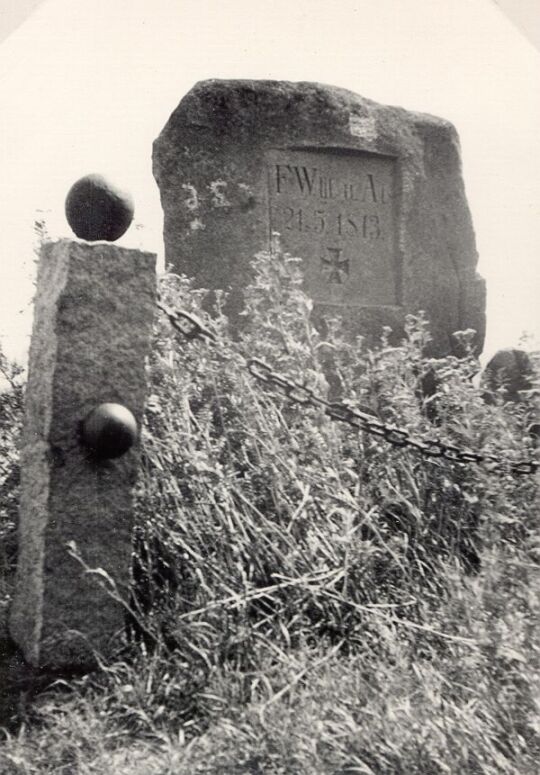 Gedenkstein bei Jenkwitz