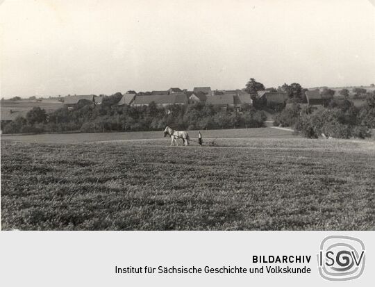 Fernansicht auf das Dorf Soritz