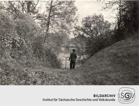 Eingang zur alten Schanze in Niedergurig