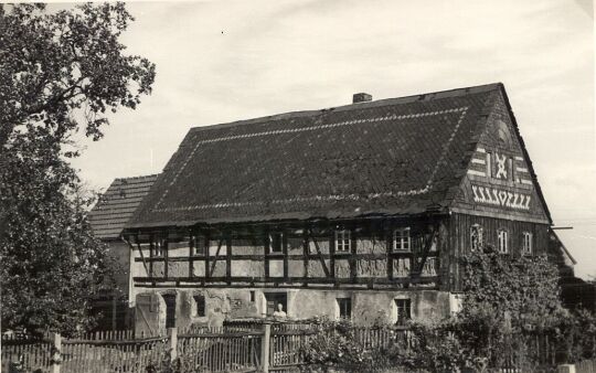 Alter Fachwerkbau  in Niederkaina