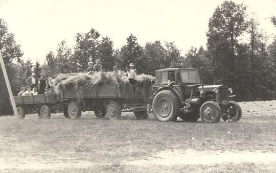 Landwirtschaftliche Arbeit in Saritsch