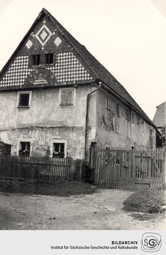 Ein Wohnhaus in Waditz