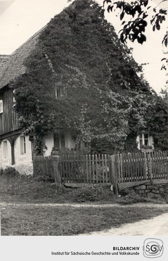 Ein Umgebindehaus in Waditz