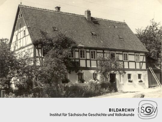 Ein Fachwerkhaus in Wehrsdorf