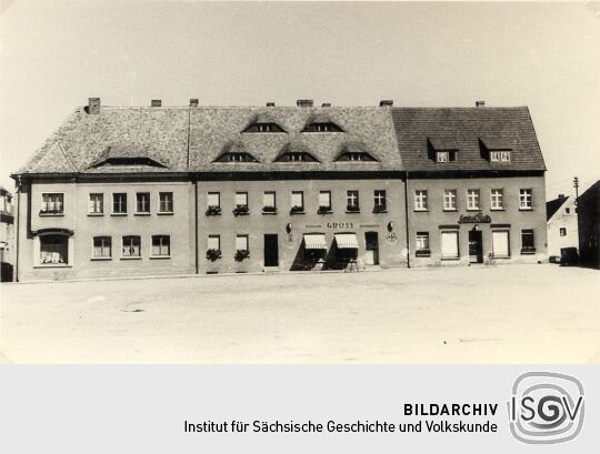 Auf dem Marktplatz in Weißenberg