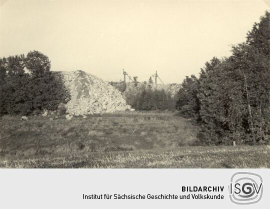 Ein Steinbruch in Schmölln