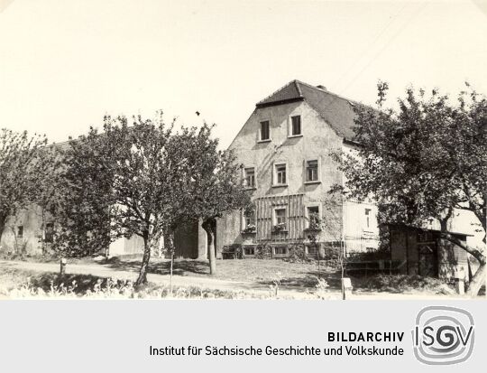 Ein Bauernhaus in Miltitz