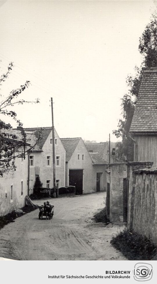 Straßenansicht in Kuckau