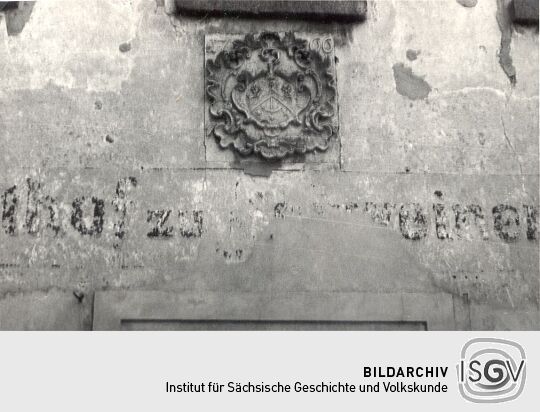 Inschrift am Gasthof in Schweinerden