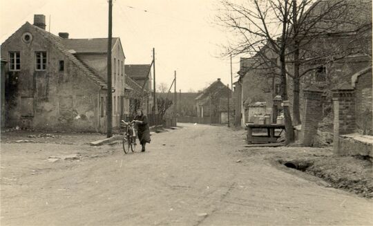 Dorfstraße in Großradisch