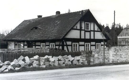 Dorfstraße in Neudorf bei Mücka