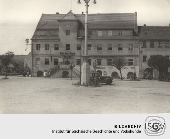 Das Rathaus in Hoyerswerda