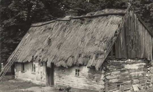 Altes sorbisches Haus in Rauden