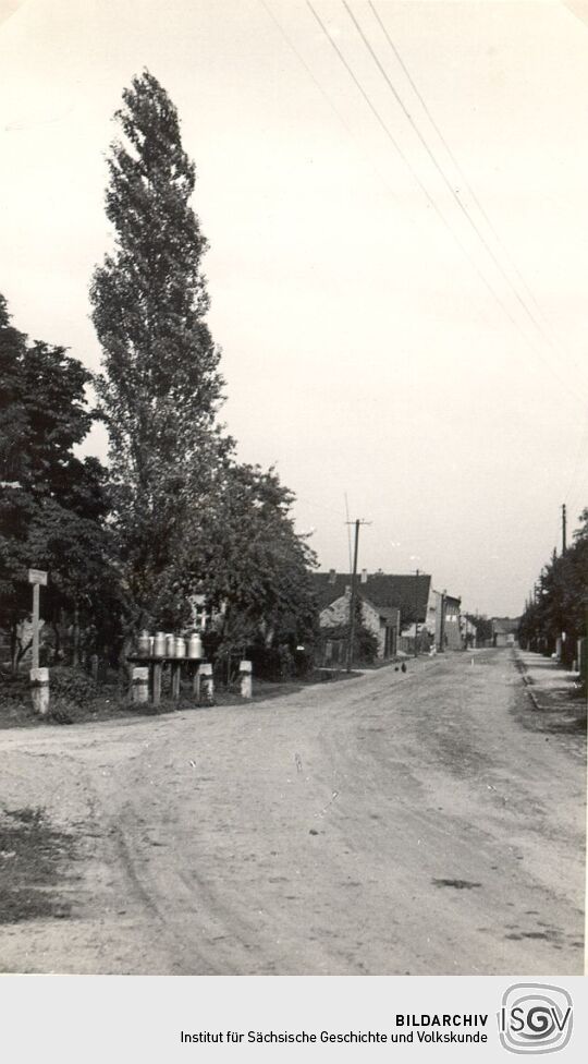 Dorfstraße in Groß Düben