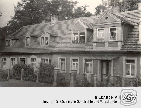 Haus am Parkeingang in Muskau