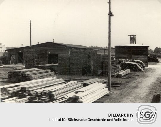 Sägewerk in Schleife