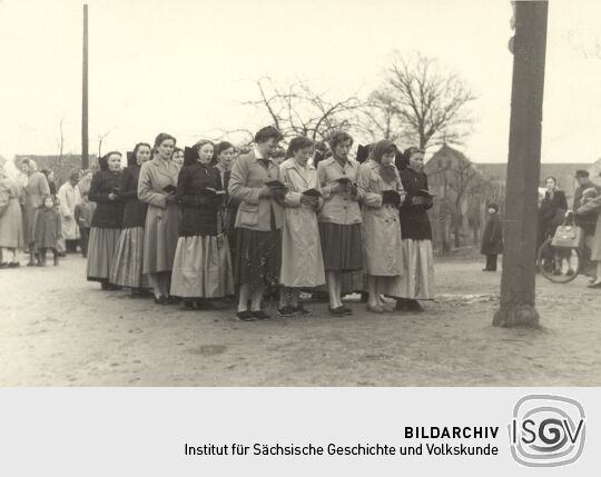 Ostersingen in Sollschwitz