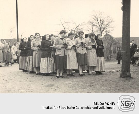 Ostersingen in Sollschwitz