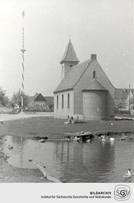 Maibaum in Saalau