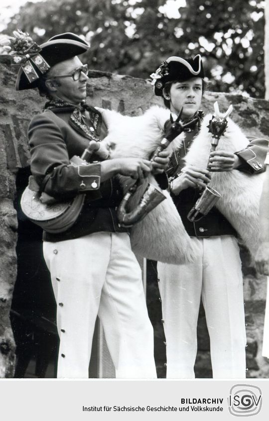 Musiker des Sorbischen Folkloreensembles Schleife