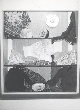 Bild: Vitrine im Museum Hoyerswerda