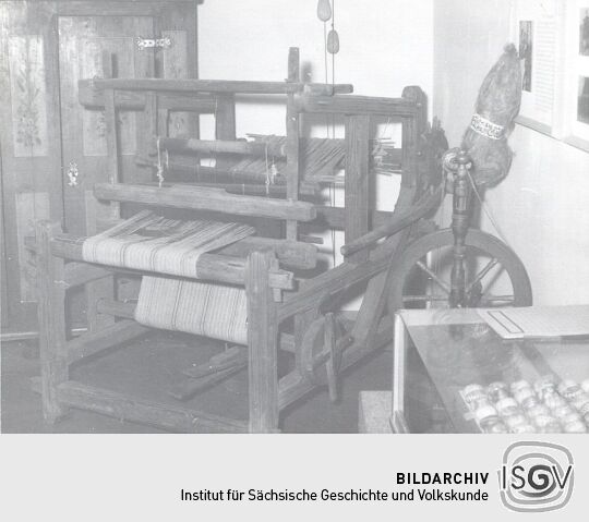 Webstuhl im Museum Hoyerswerda