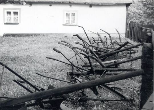 Landwirtschaftliches Gerät im Dorfmuseum Zeißholz