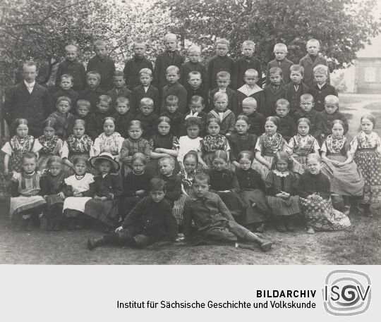 Schulkinder aus Groß Partwitz