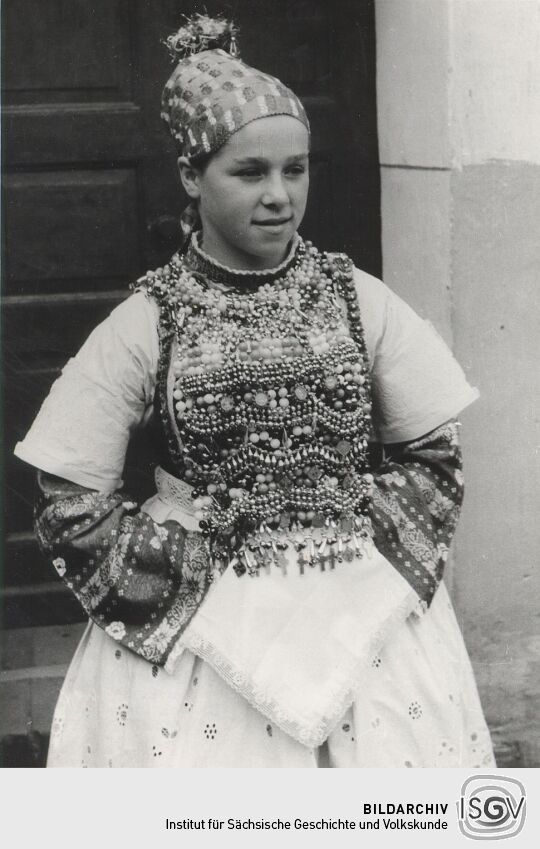 Eine Brautjungfer aus Groß Partwitz