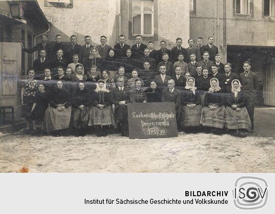 Schüler der Landwirtschaftsschule Hoyerswerda