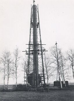 Bild: Montage des Wasserturms in Groß Partwitz