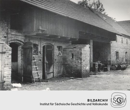 Ein Bauerngehöft in Groß Partwitz