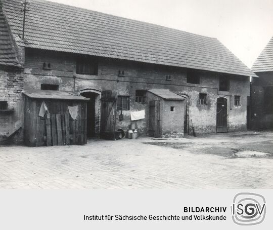 Ein Bauerngehöft in Groß Partwitz