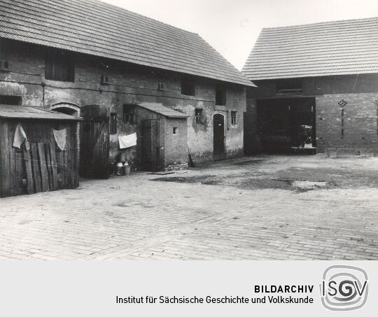Ein Bauerngehöft in Groß Partwitz