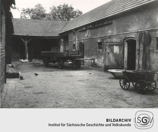 Ein Bauerngehöft in Groß Partwitz