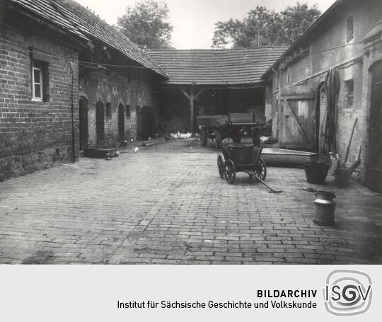 Ein Bauerngehöft in Groß Partwitz