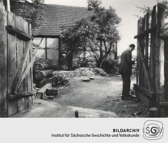 Scheune eines Bauernhofes in Groß Partwitz