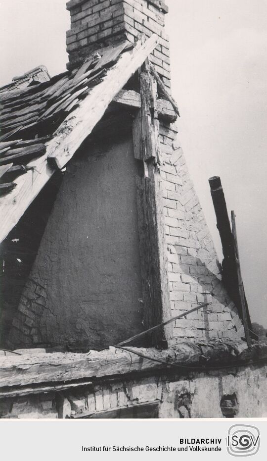 Esse eines alten Wohnhauses in Groß Partwitz
