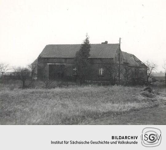Blick auf das Gehöft Nr. 79 in Groß Partwitz