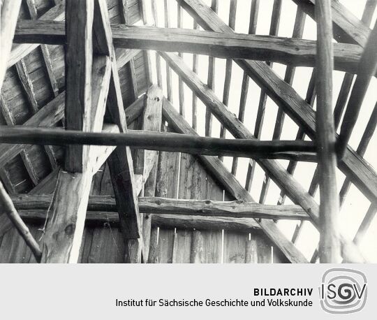 Holzkonstruktion in Groß Partwitz