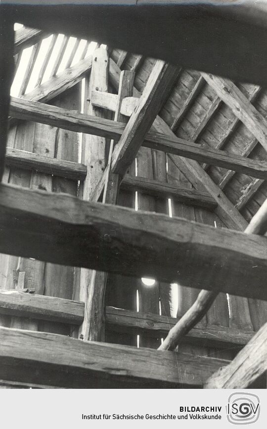 Holzkonstruktion in Groß Partwitz