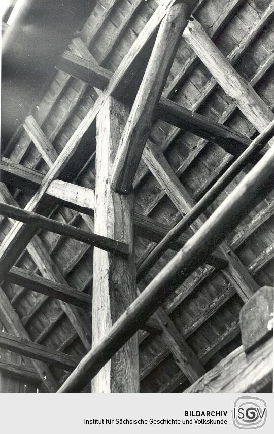 Holzkonstruktion in Groß Partwitz