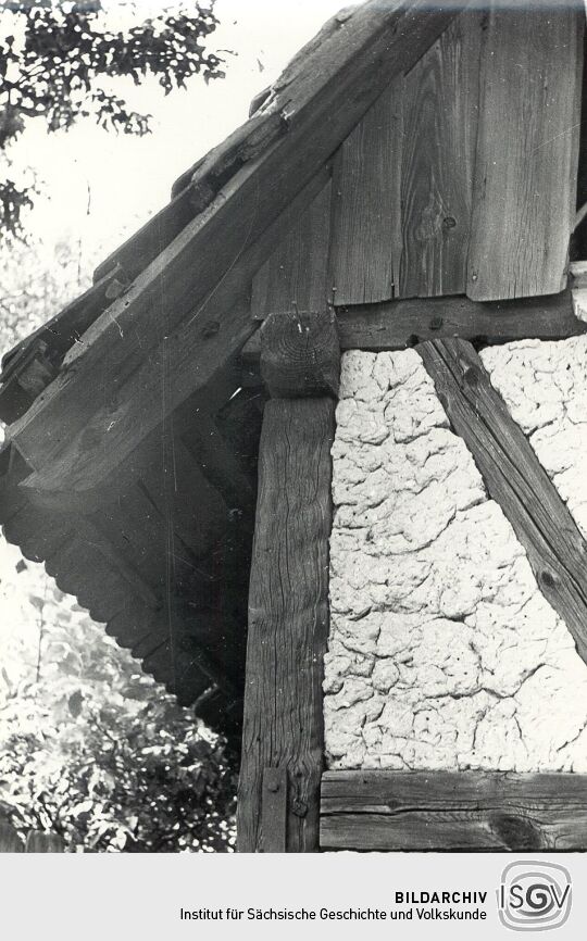 Holzkonstruktion in Groß Partwitz